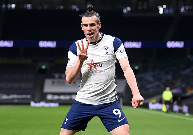 image Bale hat-trick fires Spurs to 4-0 win over Sheffield Utd