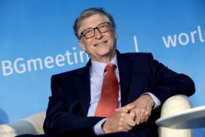 file photo: gates, co chair of the bill & melinda gates foundation, speaks at a panel discussion in washington