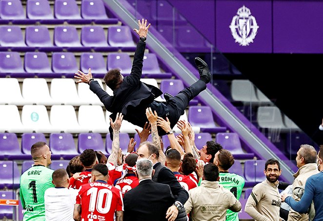 image Atletico Madrid clinch La Liga title thanks to Suarez winner