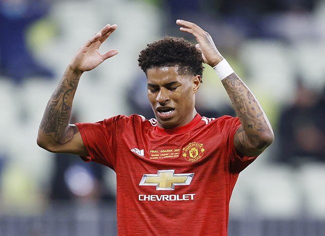 image Rashford receives barrage of racial abuse online after Europa loss