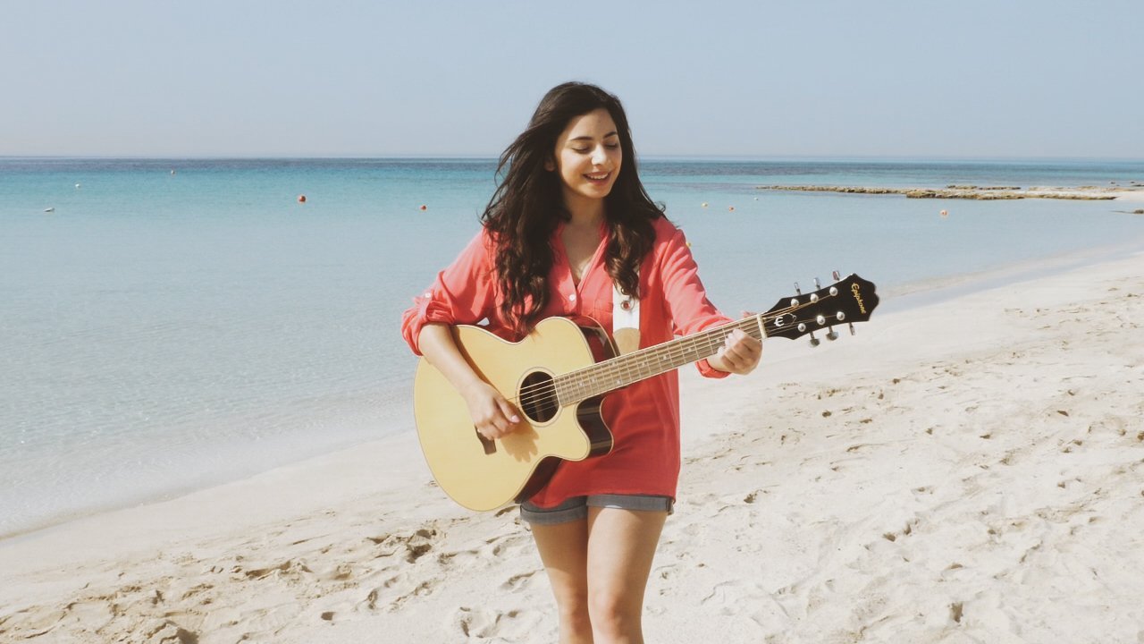 another scene from 'take me back' on the beach in ayia napa, cyprus, 17.04.2021