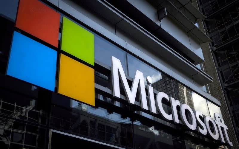 image Microsoft shares edge higher on $60 billion buyback scheme
