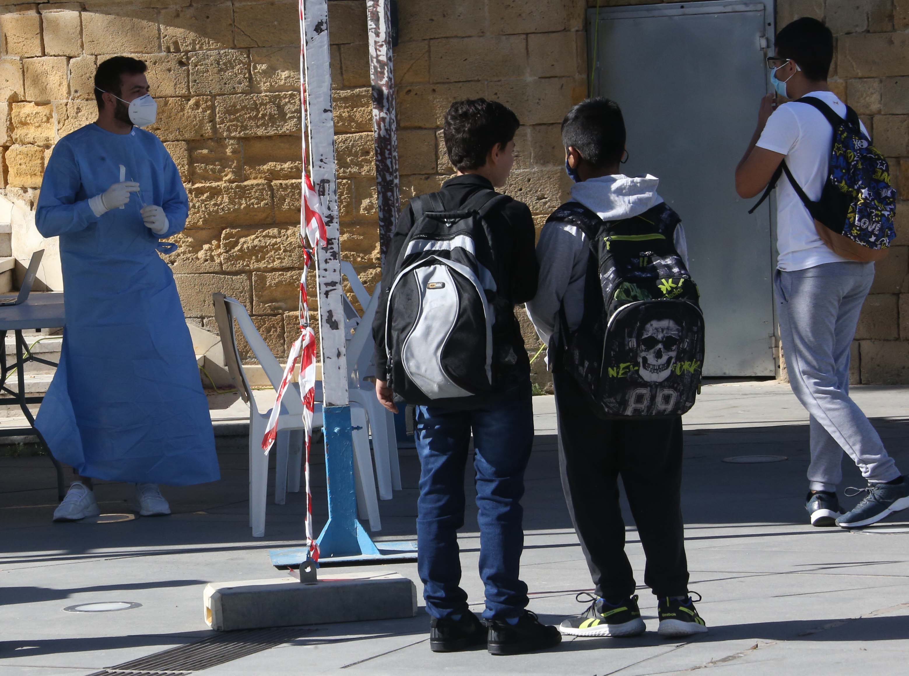 image Getting a rapid test done in a hurry