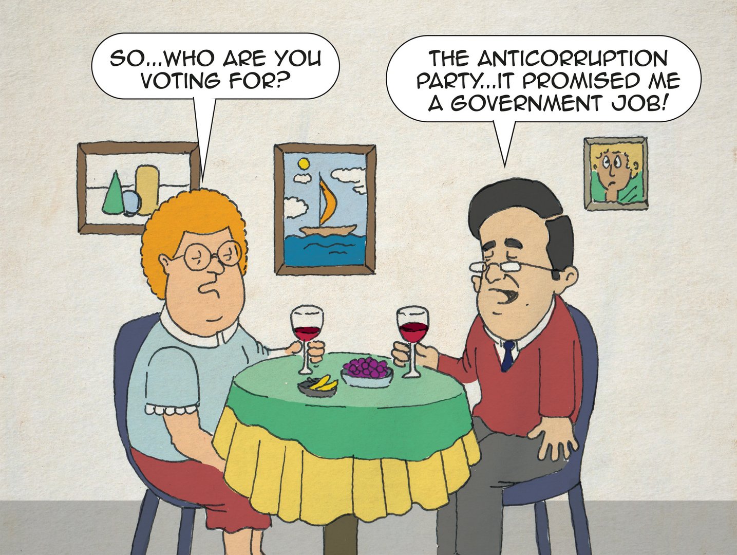image Tales from the Coffeeshop: Prez Nik’s election confusion
