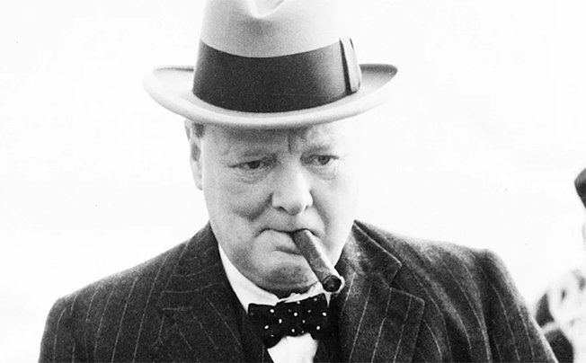 image Discarded Churchill cigar butt fetches over £4,200 at auction