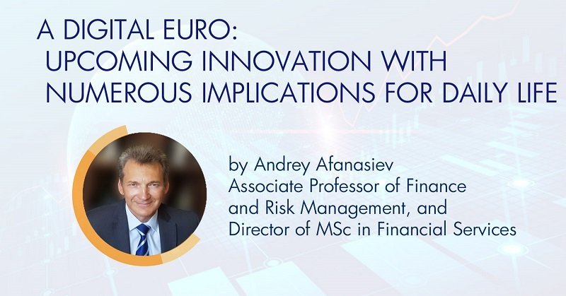 image A digital euro: upcoming innovation with numerous implications for daily life