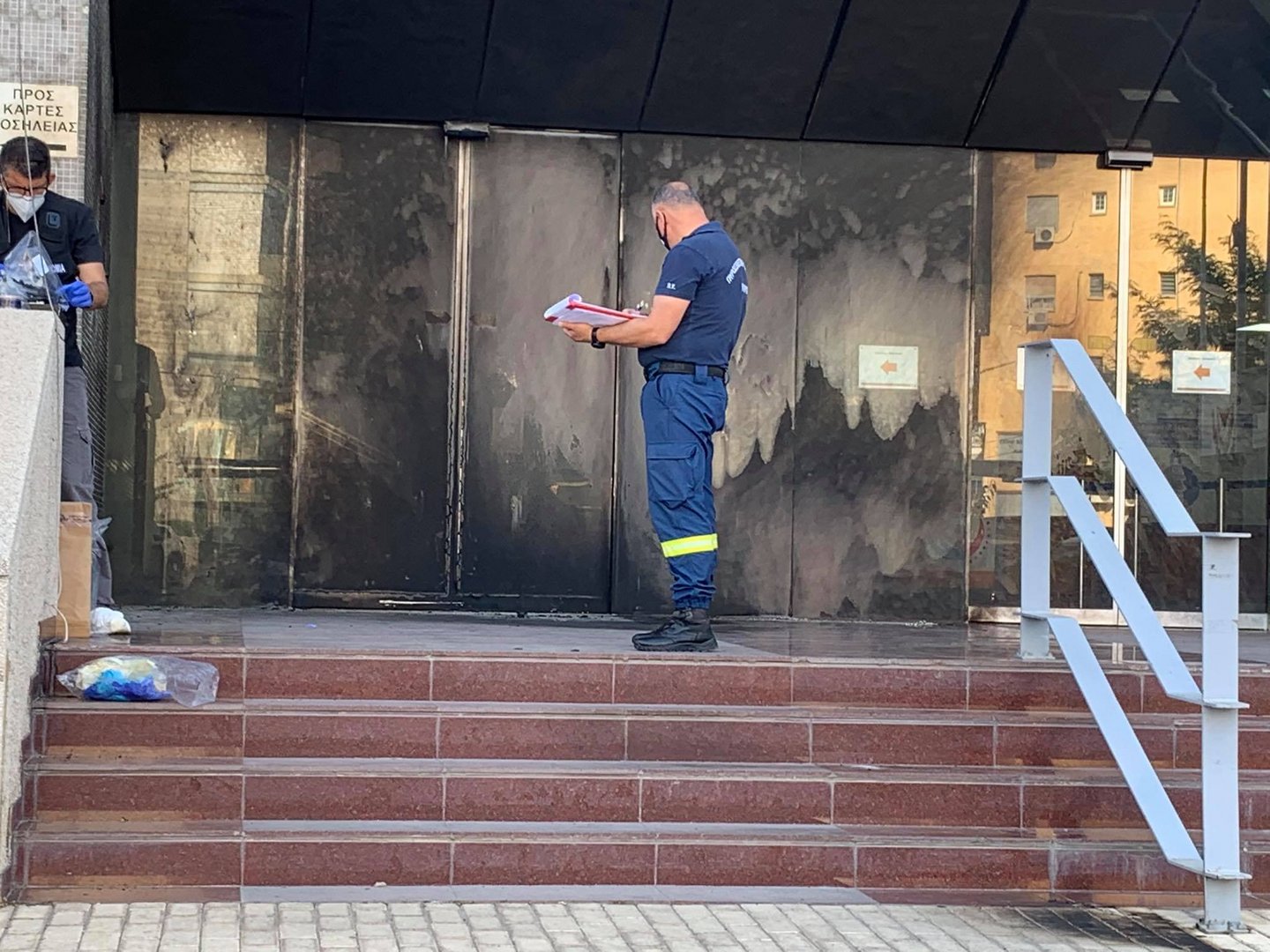 image Man arrested over health ministry explosion