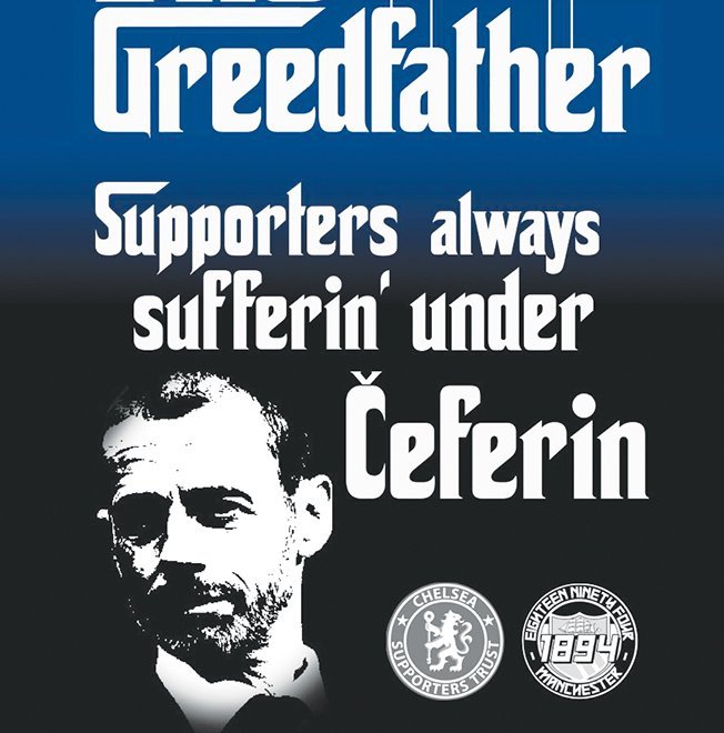 image Chelsea and City fans condemn UEFA ‘greed’ over final
