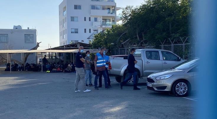 image 64 irregular migrants taken to Pournara
