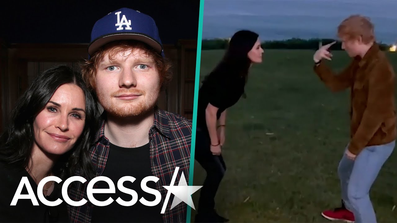 image Courteney Cox and Ed Sheeran recreate epic ‘Friends’ dance routine