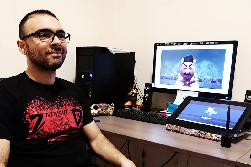 image A minute with Constantinos Syrimis 3D Animator