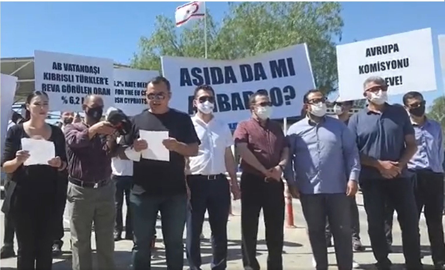 image Coronavirus: Turkish Cypriots say not being given fair share of vaccines