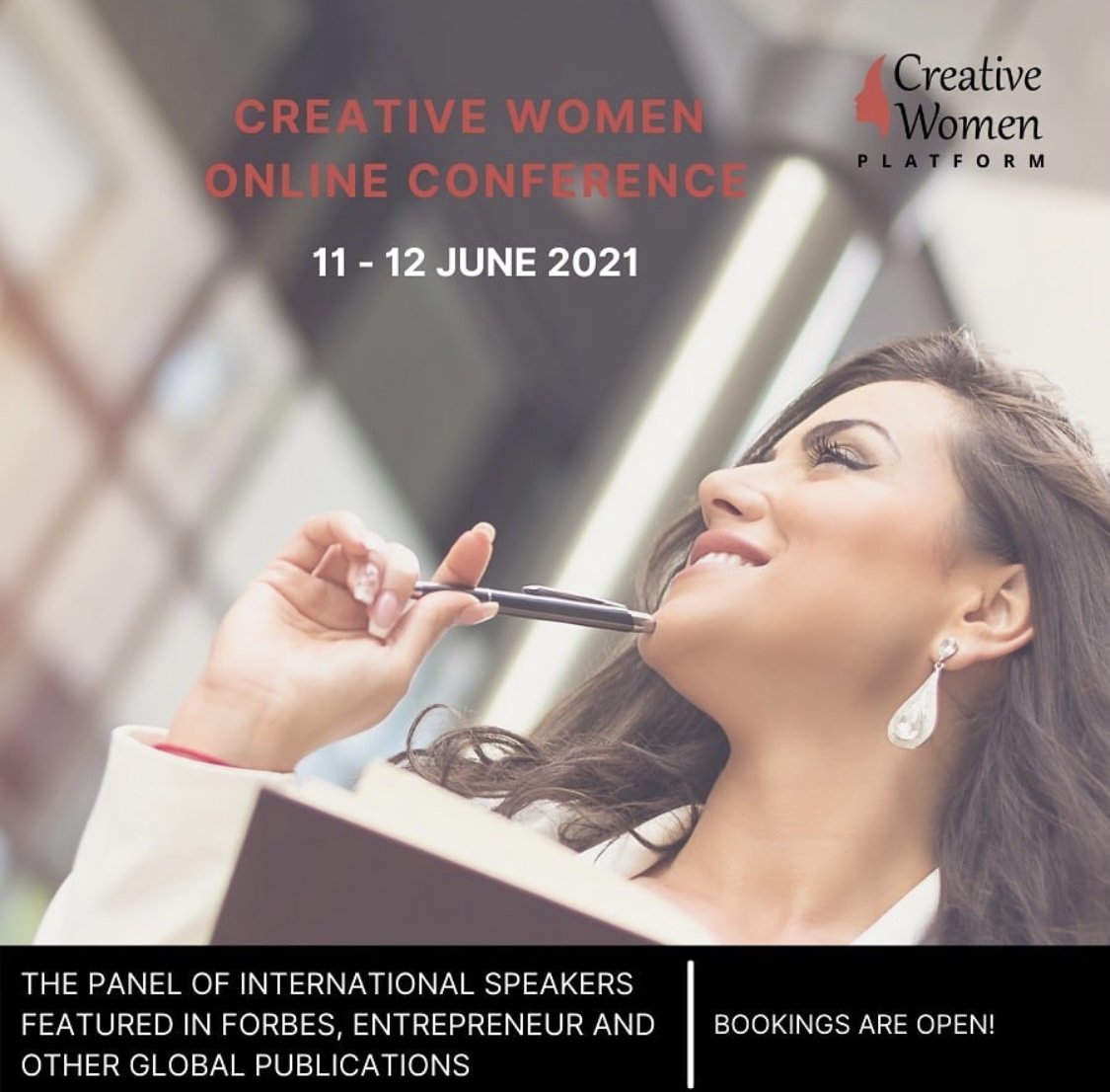 image Creative women international platform online conference on June 11-12 2021