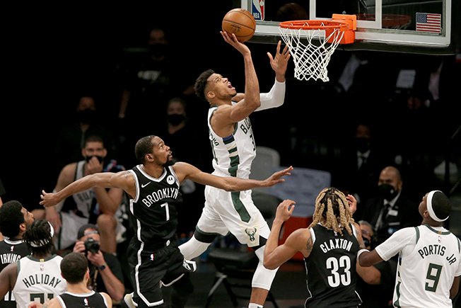 image Nets hammer Bucks for 2-0 series lead