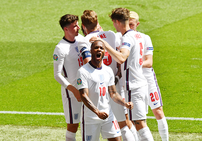 image Sterling strikes to give England opening win over Croatia