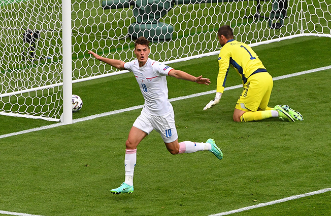 image Schick stunner for Czechs leaves Scotland reeling