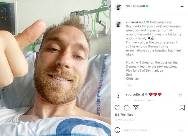 image Belgium to kick ball out of play as mark of respect to Eriksen