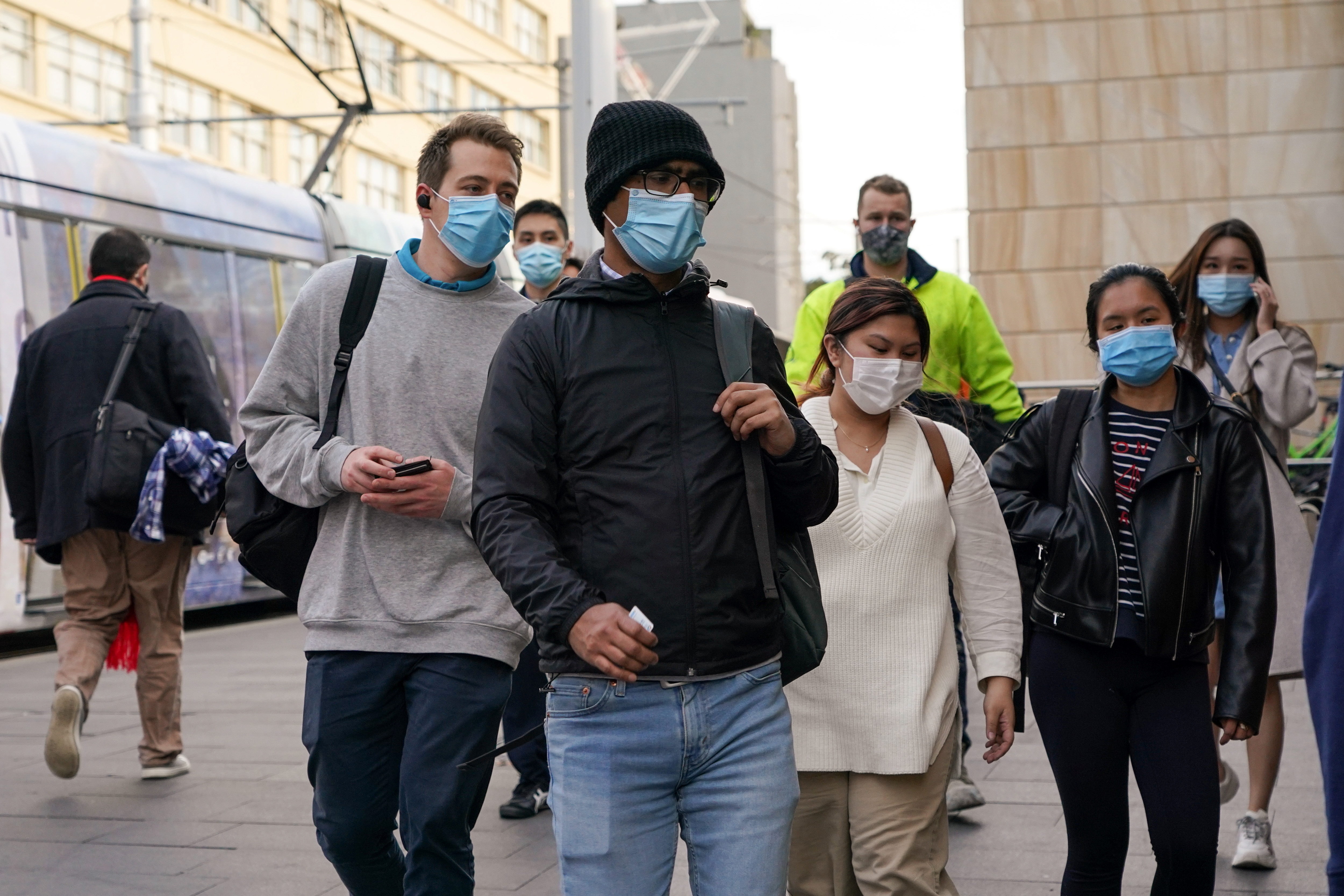 image More Australian cities lock down amid outbreak of Delta virus variant