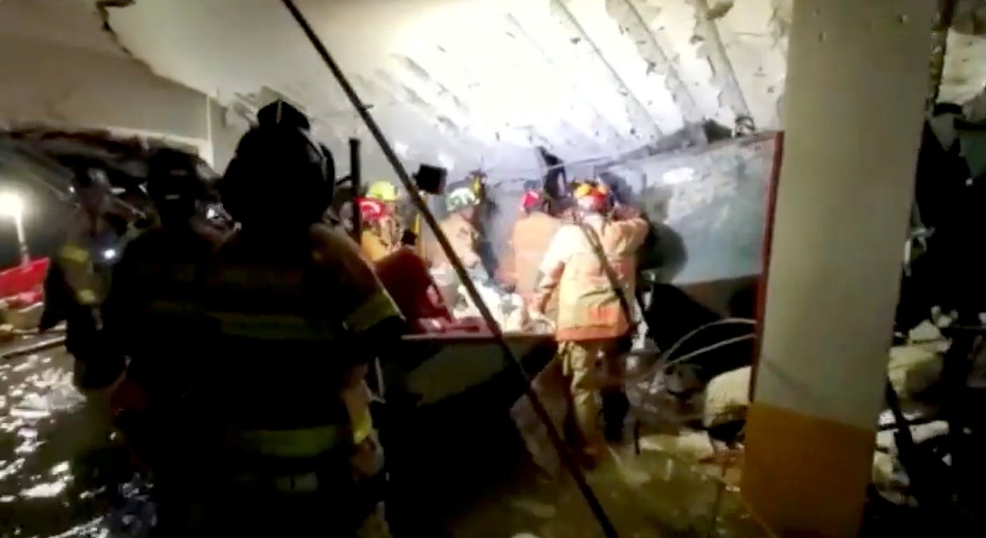 image Nearly 100 people missing at oceanfront Miami-area building collapse