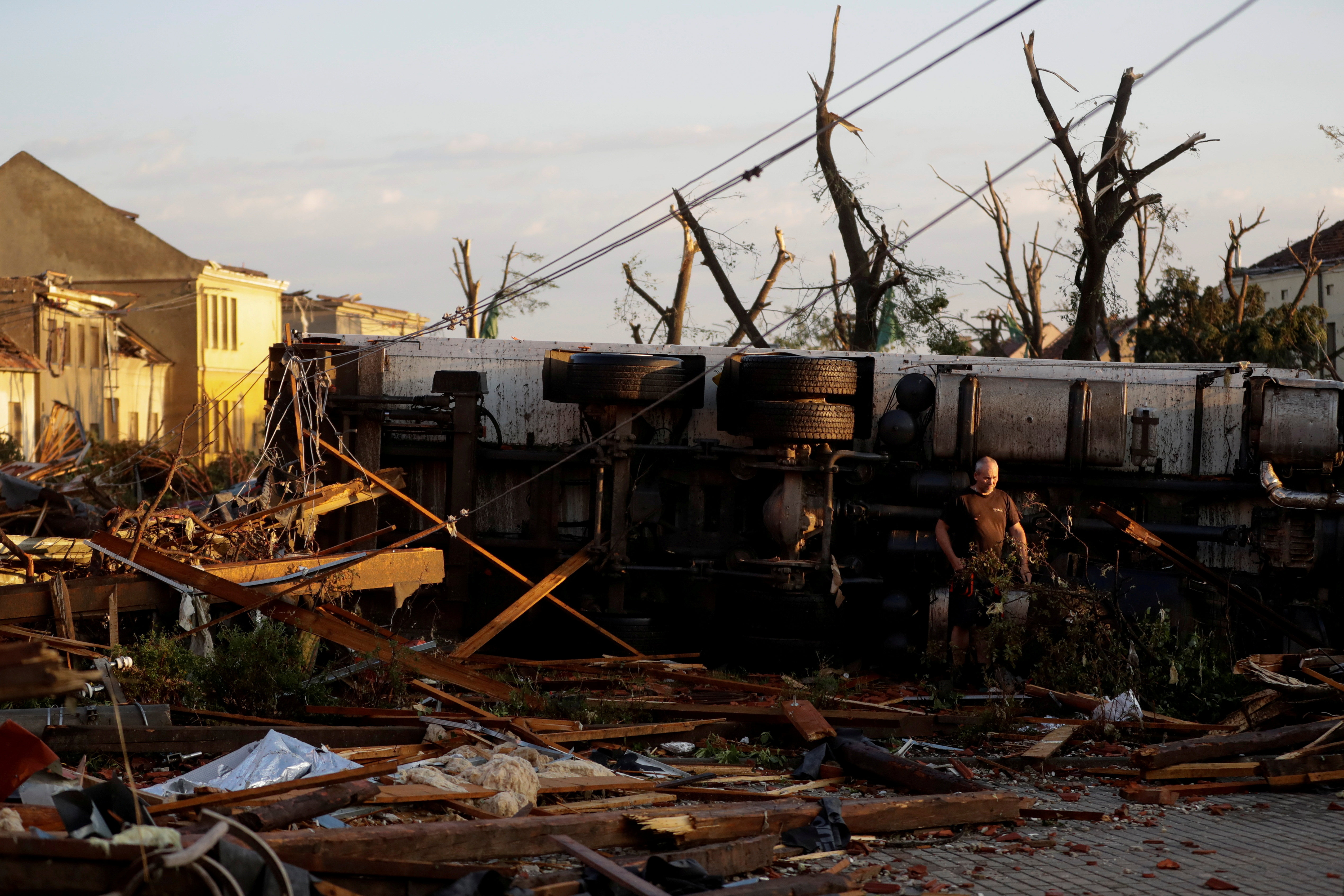 image Three killed as rare tornado and strong storms rip through southern Czech Republic