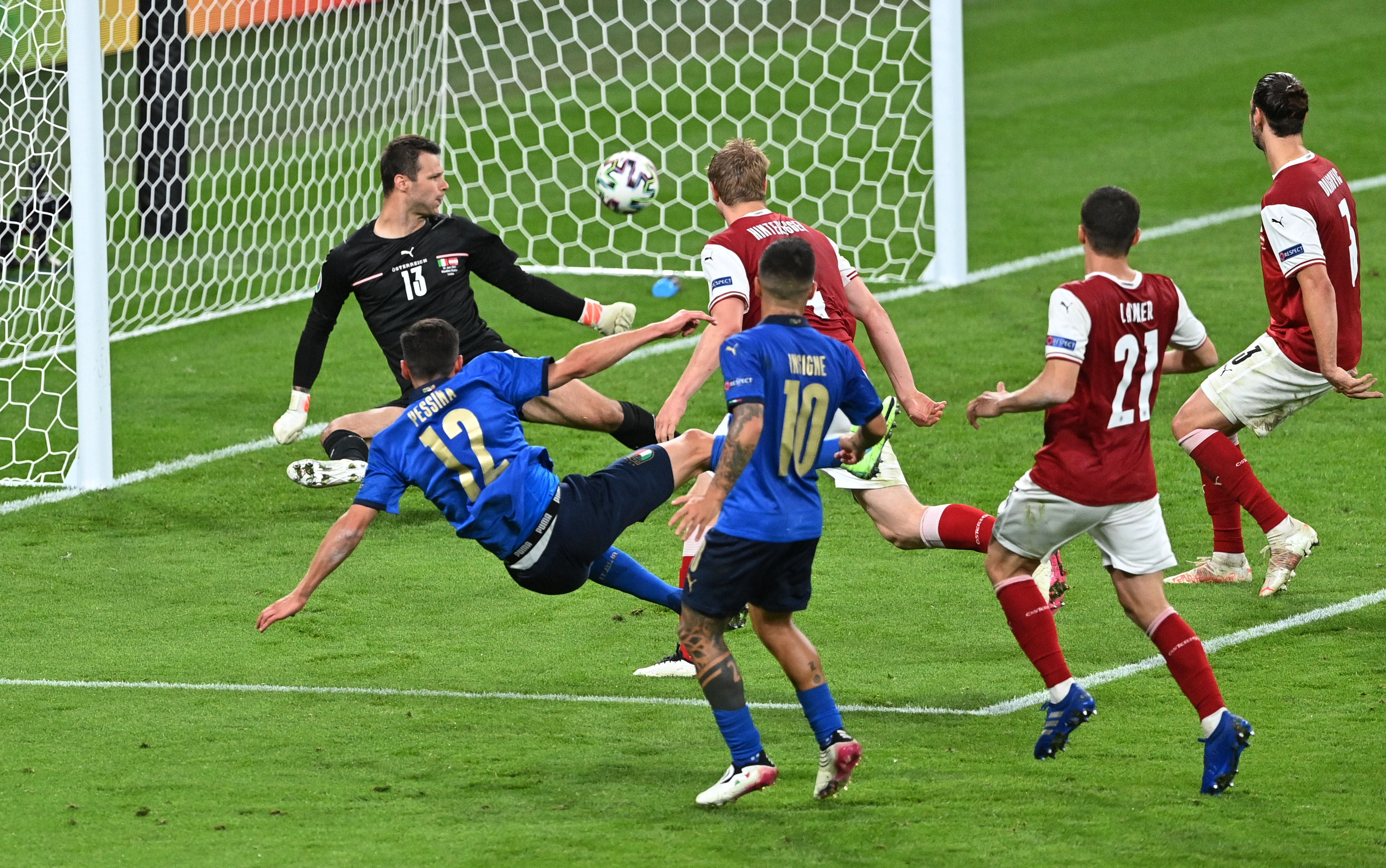 image Substitutes spare Italy&#8217;s blushes in 2-1 win over Austria