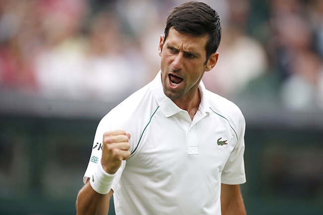image Djokovic given scare by British teen before cruising through