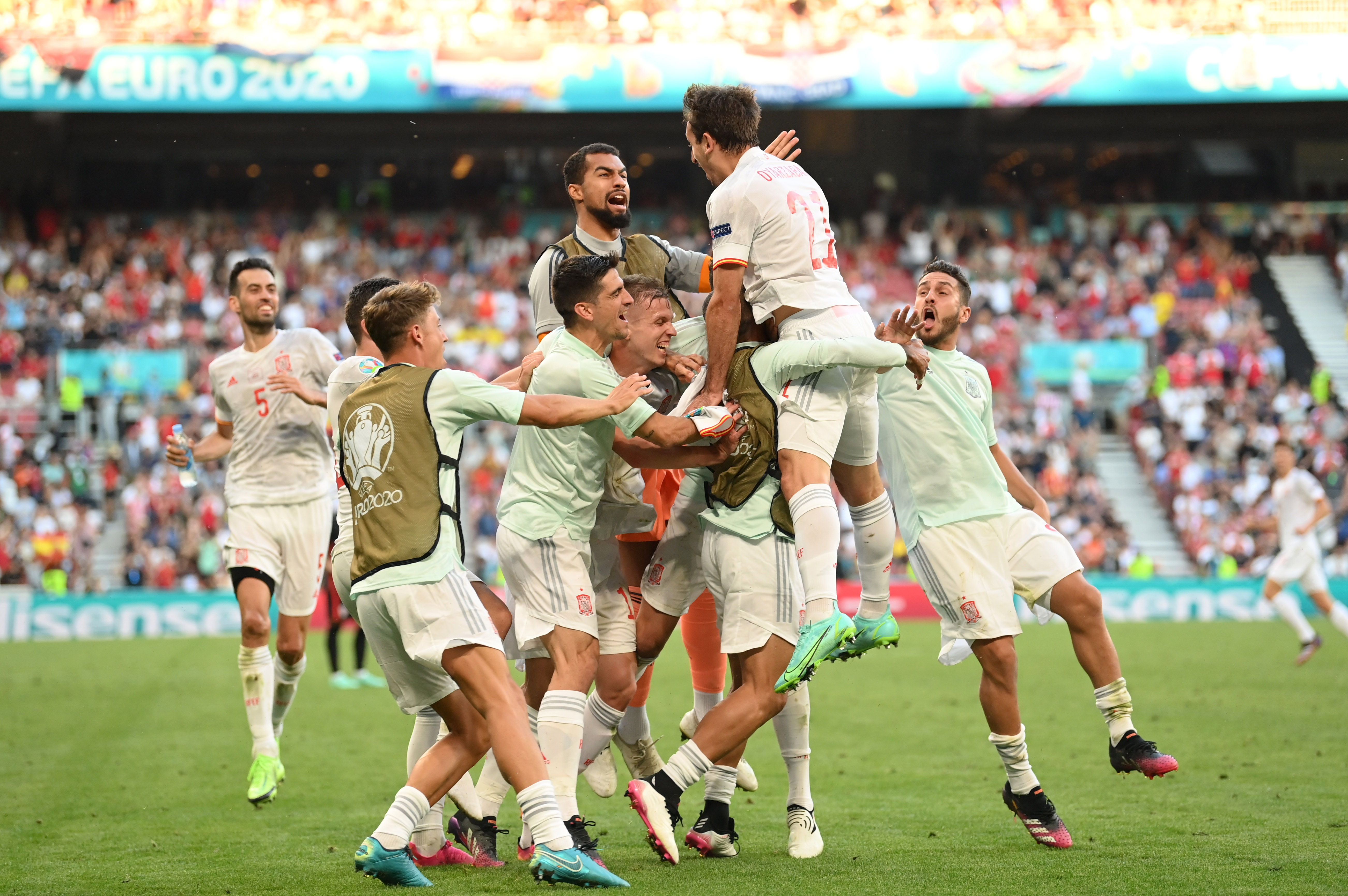 image Spain sink Croatia 5-3 in extra time thriller