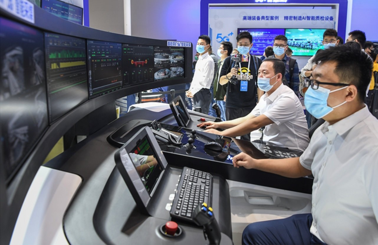image China steps up 5G in factories, mining, electronics production