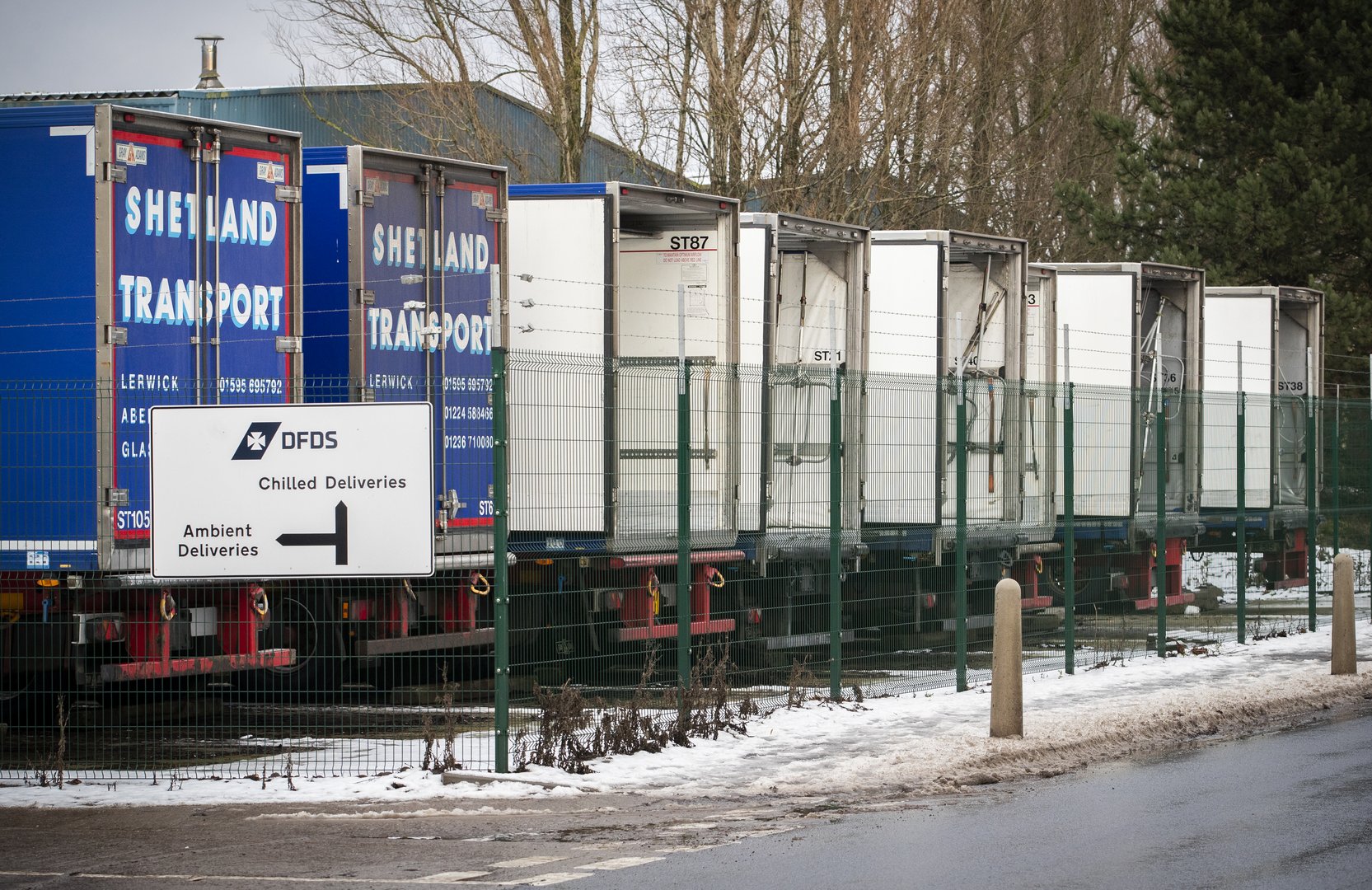image Britain could face food shortages due to lorry driver crisis