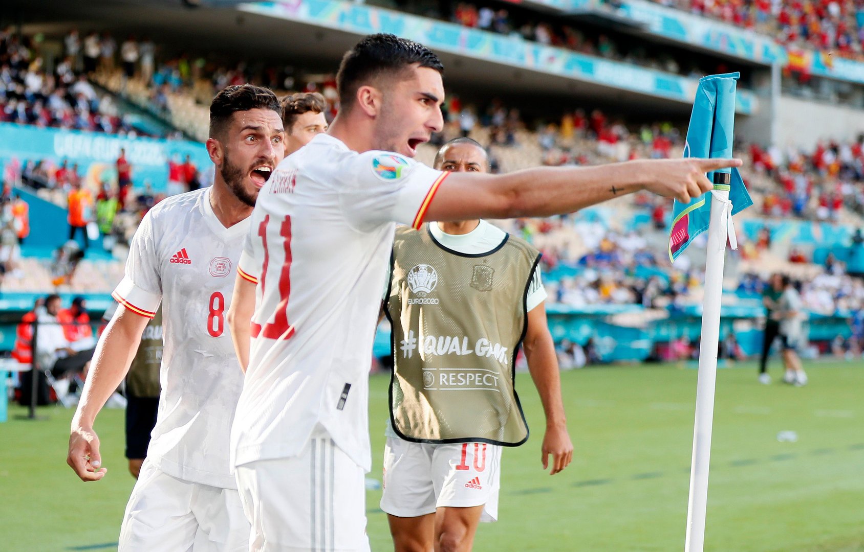 image Spain crush Slovakia to set up Euros last-16 date with Croatia