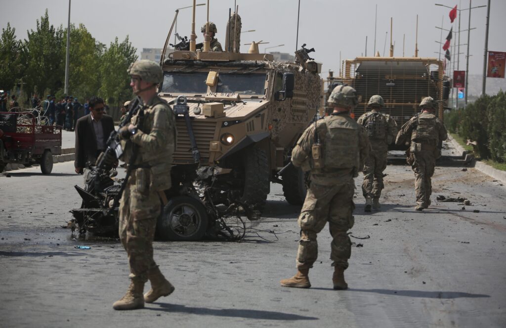 afghanistan kabul suicide attack nato convoy