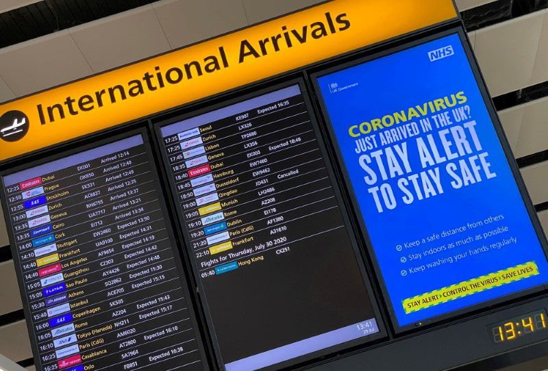 image Airlines plead with Britain to ease travel restrictions