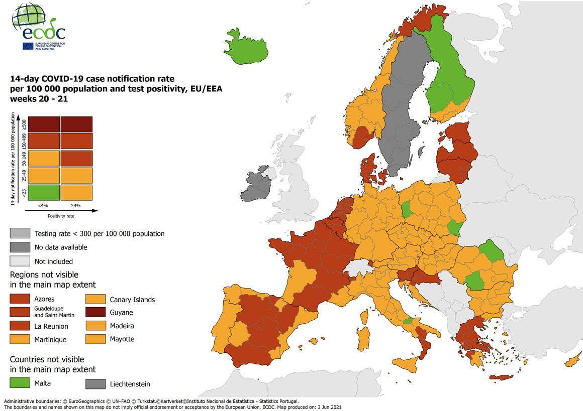 image Coronavirus: Cyprus moves into orange as cases drop to 130 per 100,000 (updated)