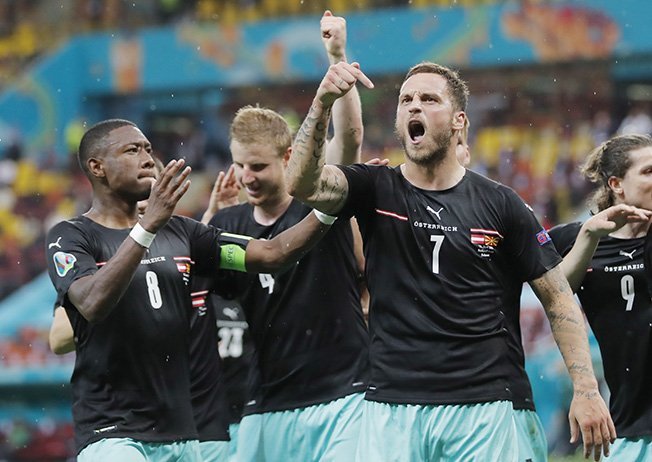 image Austria&#8217;s Arnautovic suspended for one game for goal celebration