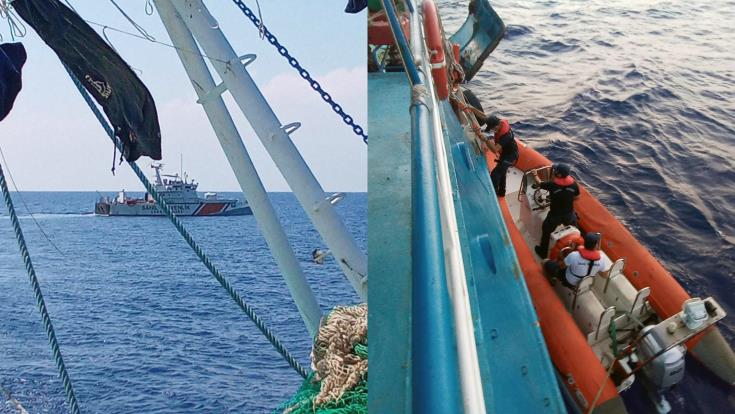 image Cyprus fishing vessel harassed by Turkish coastguard