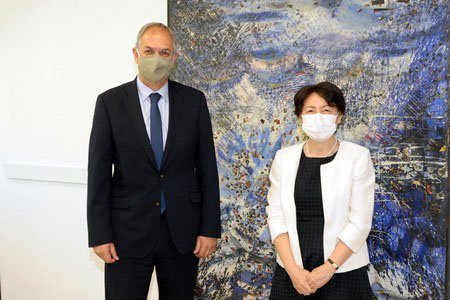 image Japanese cherry trees planned for Kambos