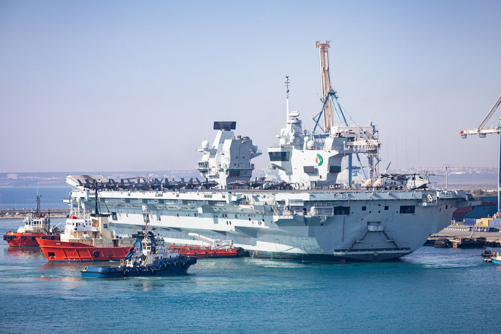 image Britain’s largest ever warship docks in Limassol