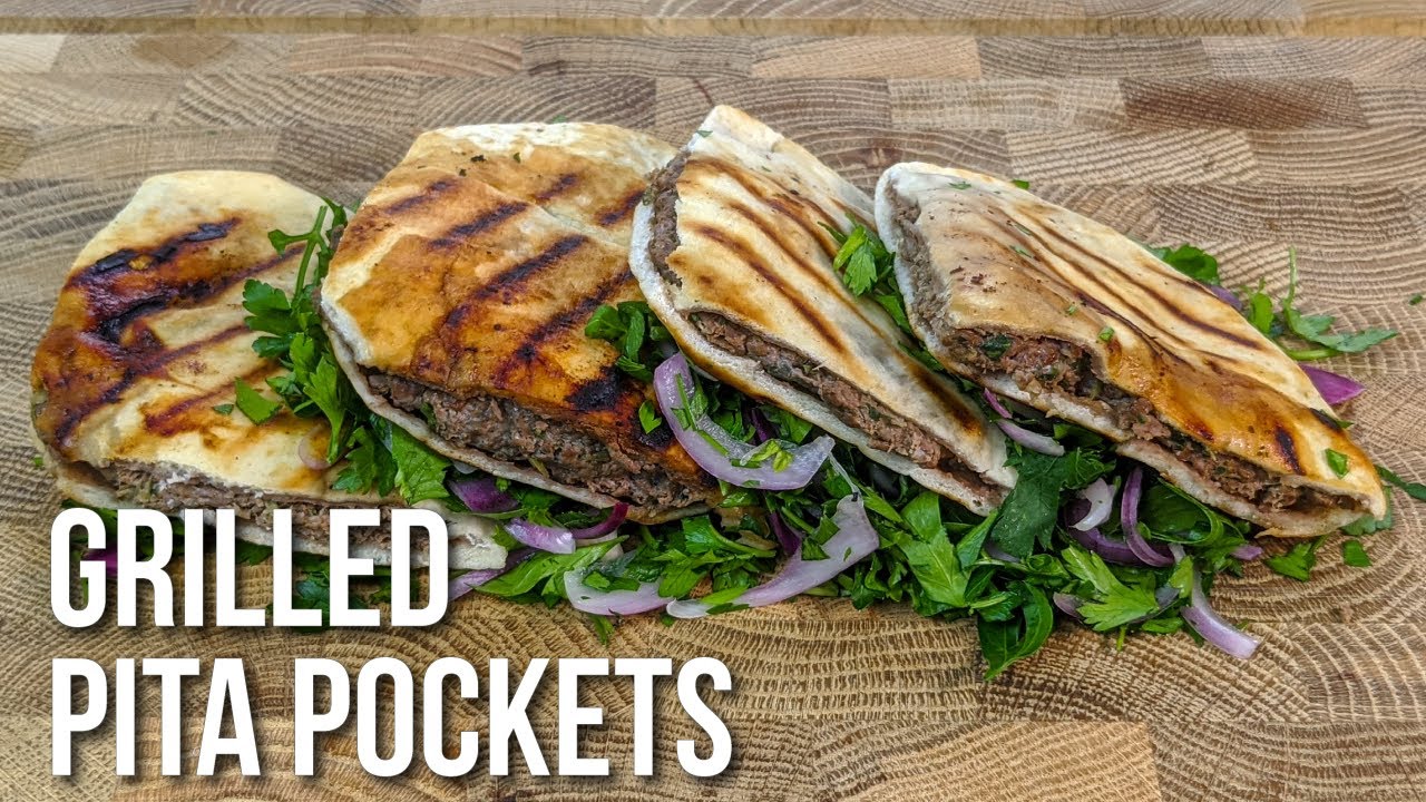 image Easy Lebanese arayes (spiced meat pitta pockets)