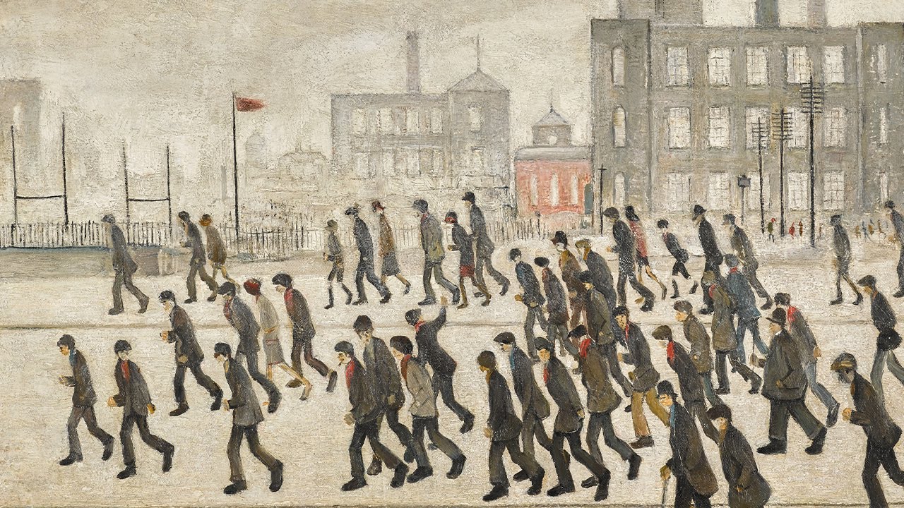 image The battle of life: L.S. Lowry&#8217;s &#8216;Going To the Match&#8217;