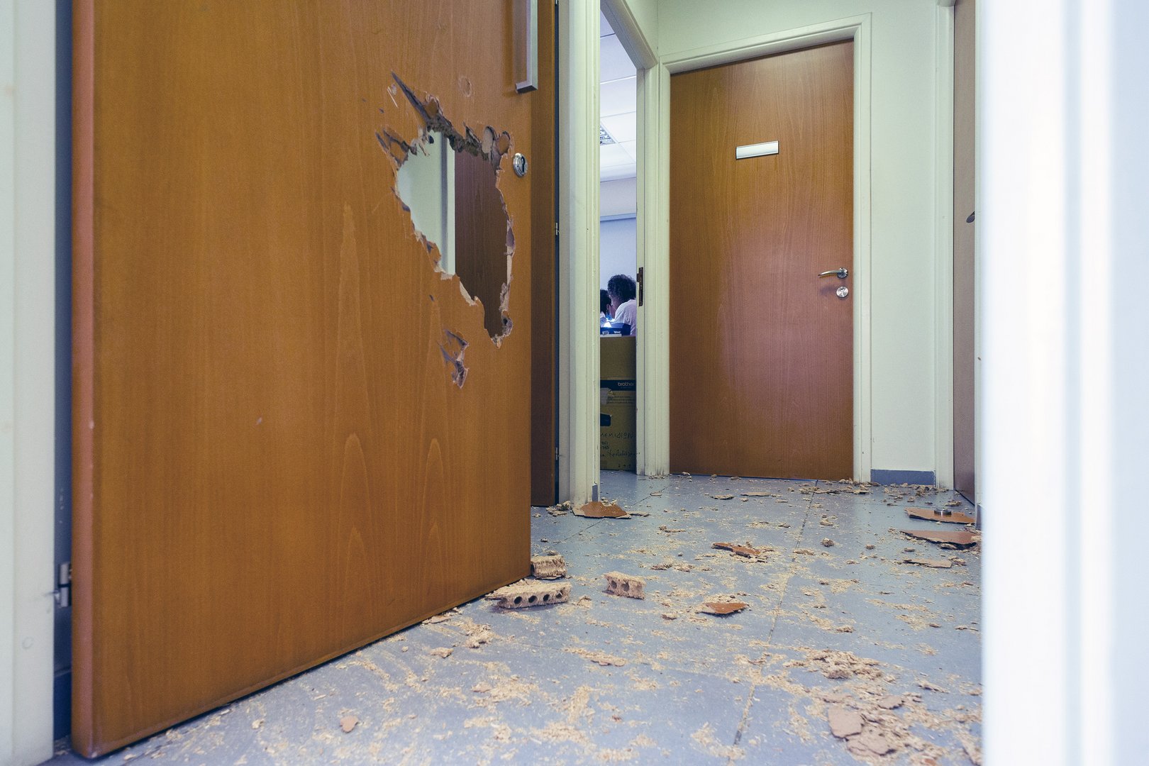 image Three jailed following fracas at welfare office