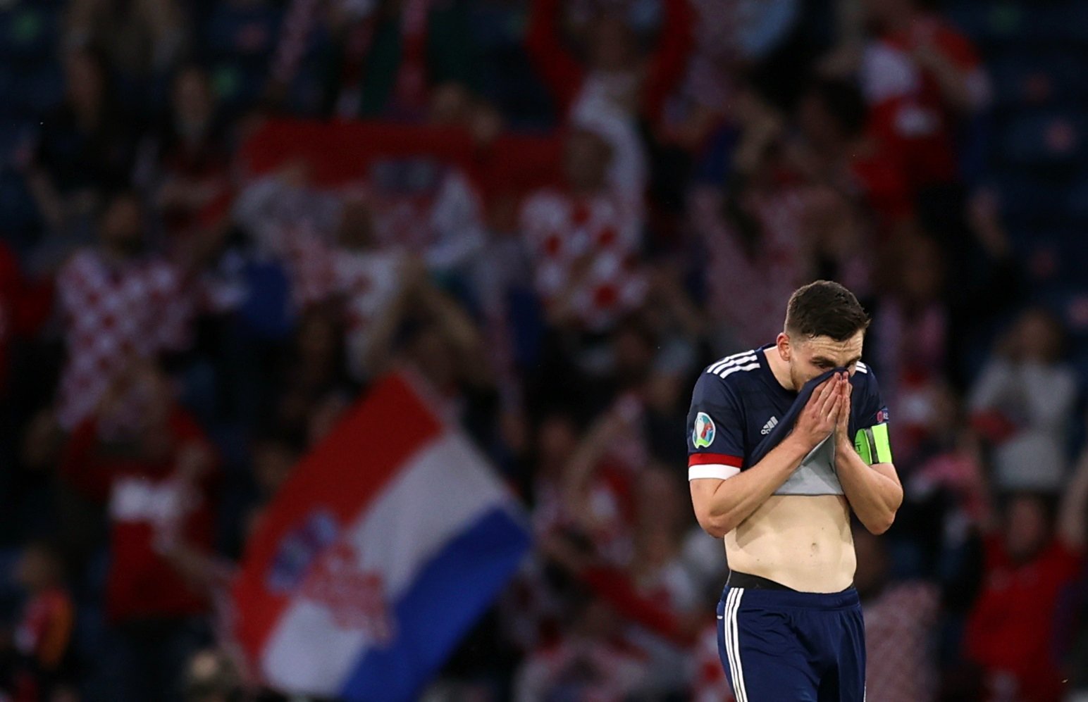 image Modric and Perisic send Croatia through at Scotland&#8217;s expense