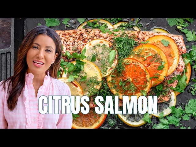 image Slow-roasted, 30-minute citrus salmon