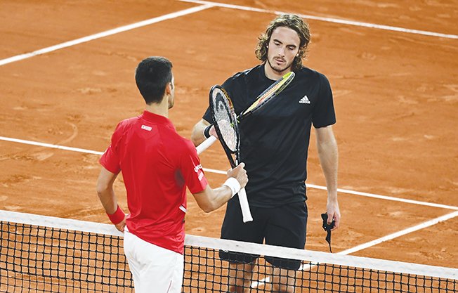 image Djokovic turns his attention to Tsitsipas after epic semi-final