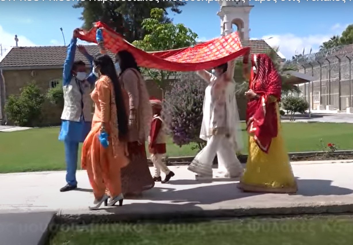 image First Muslim wedding takes place within prison (video)