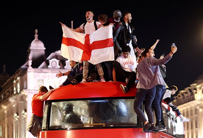 image Is Covid coming home? England at risk from Euro euphoria