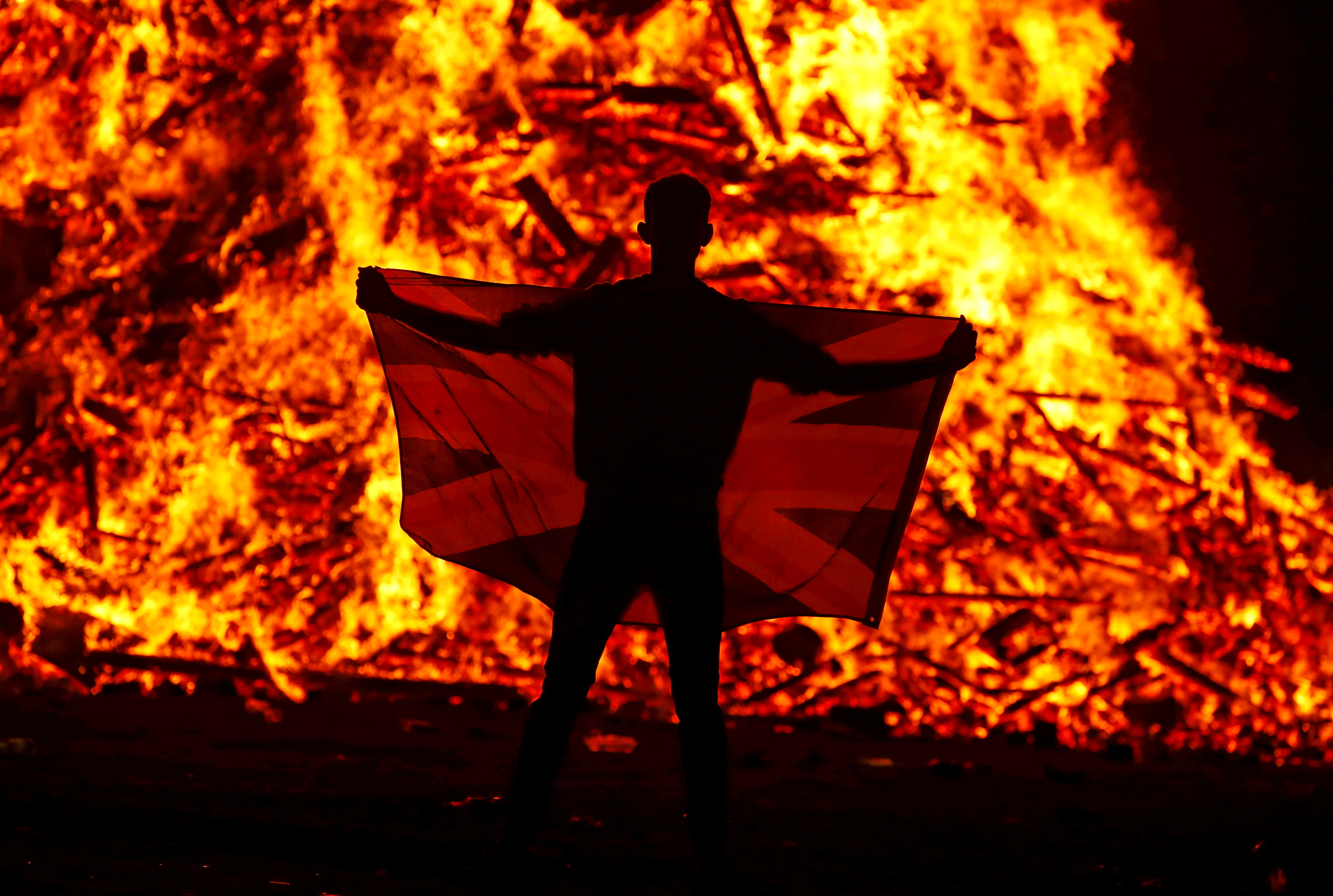 image N.Ireland&#8217;s Orange Order hold July 12 parades with Brexit tensions high