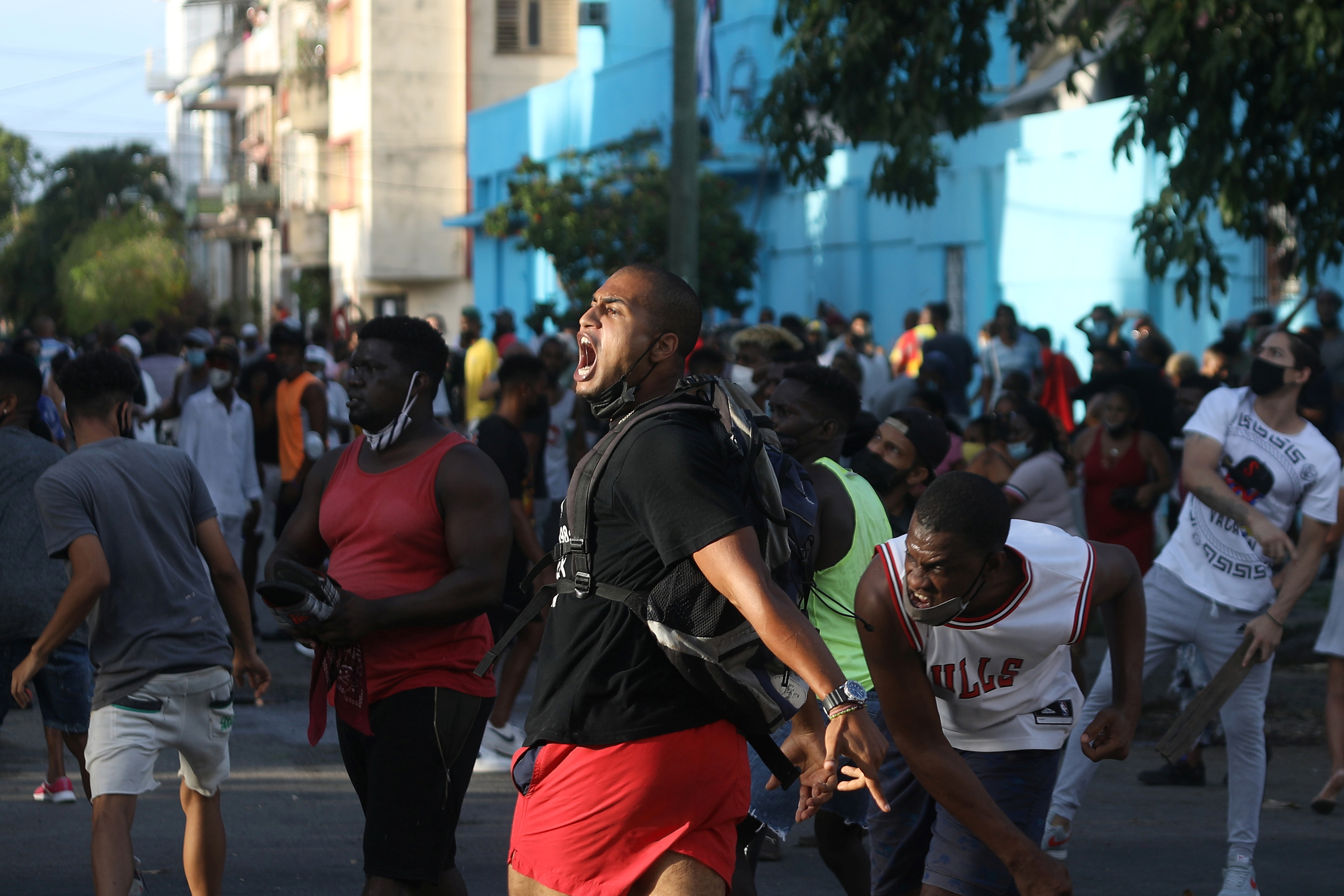 image Cuba arrests activists as government blames unrest on U.S. interference