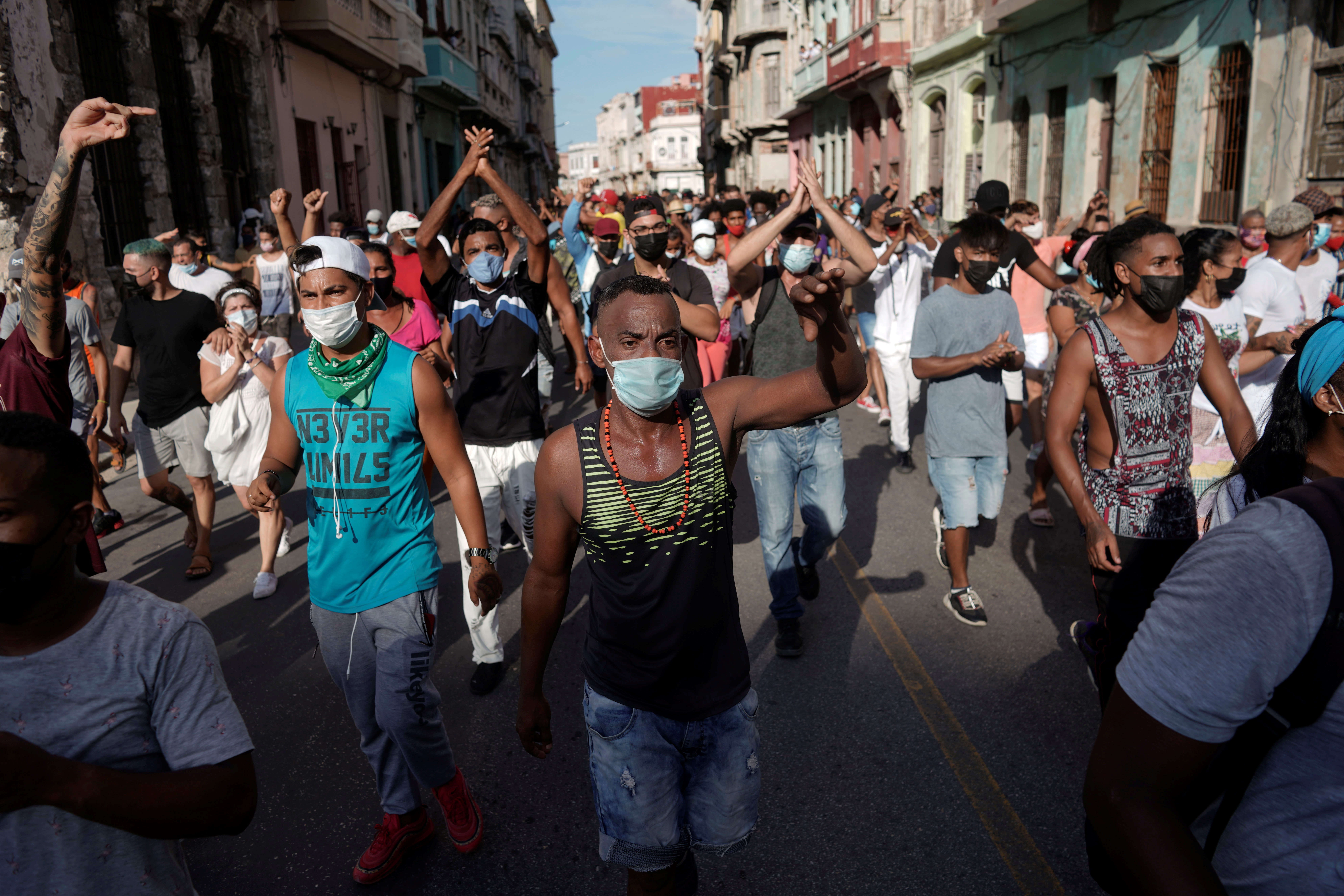 image Faced with rare protests, Cuba curbs social media access, watchdog says