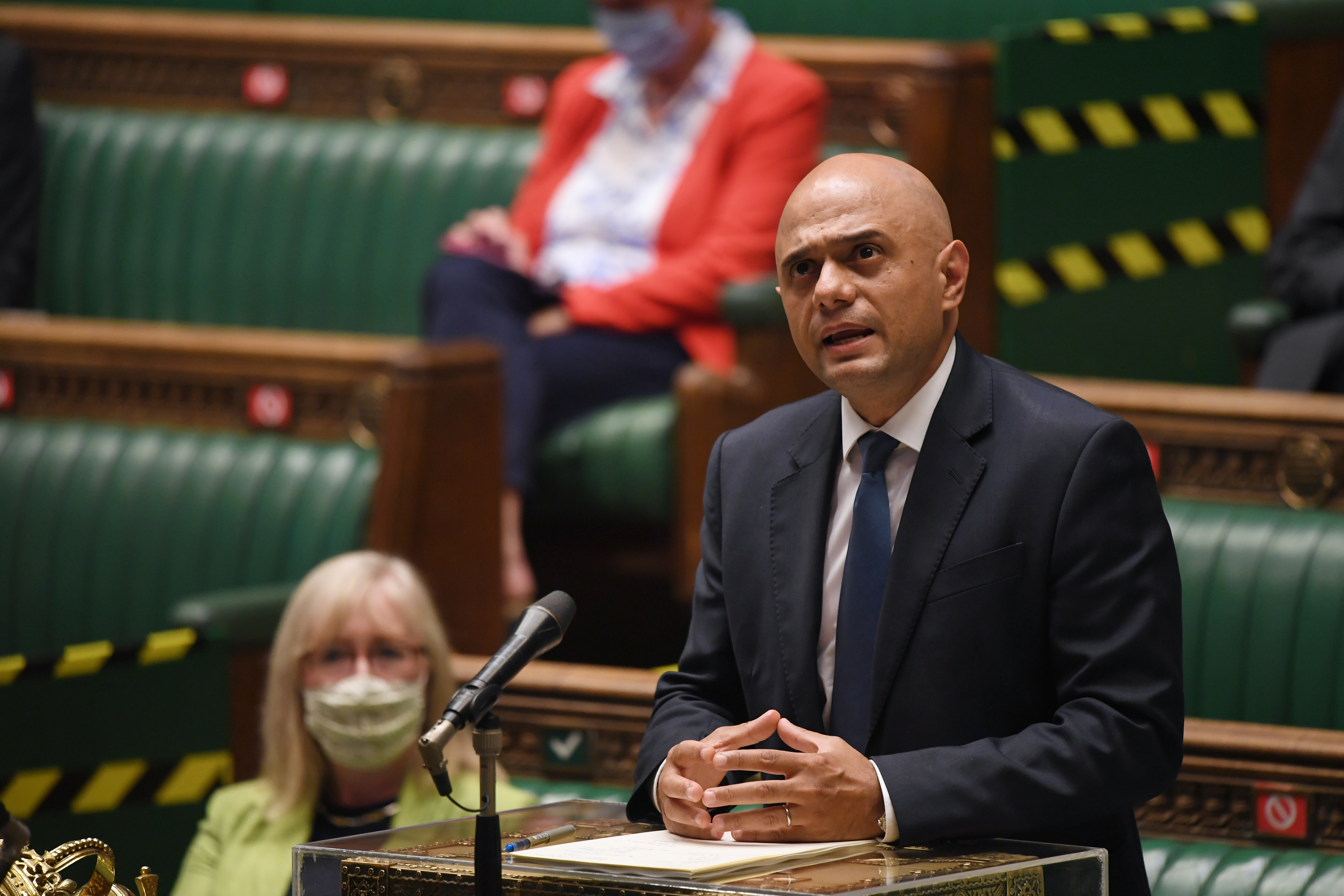 image UK health minister sparks fury by urging people not to &#8216;cower from&#8217; COVID