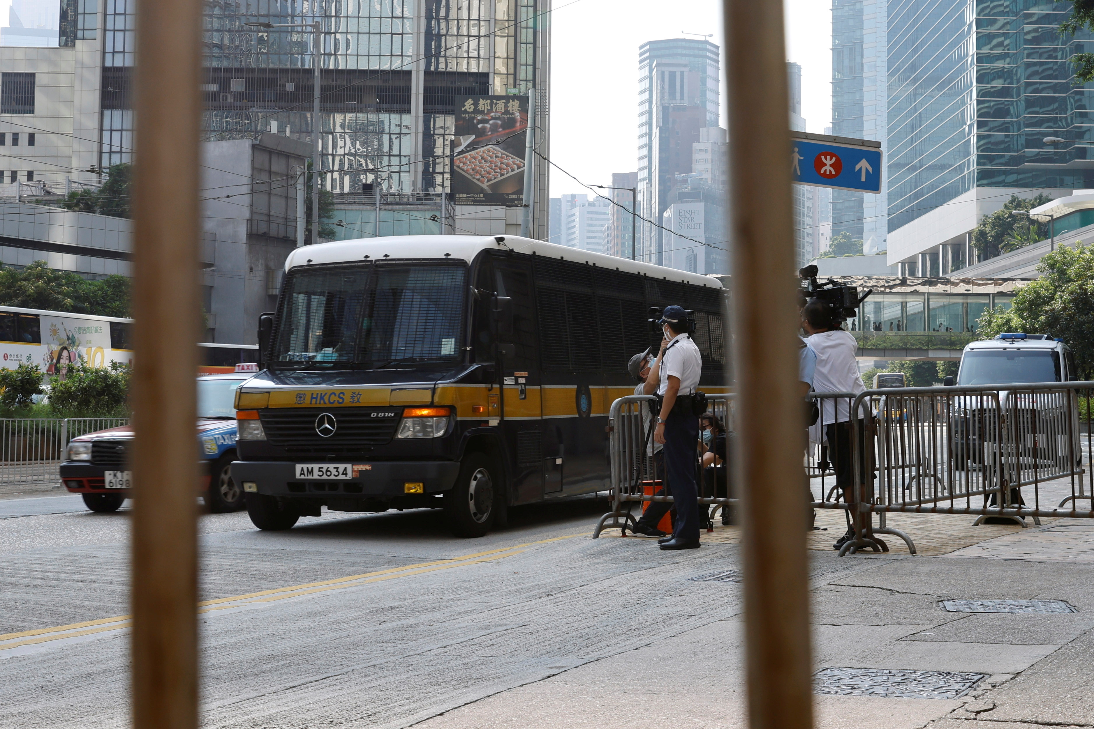 image First person charged under HK security law found guilty of terrorism, inciting secession